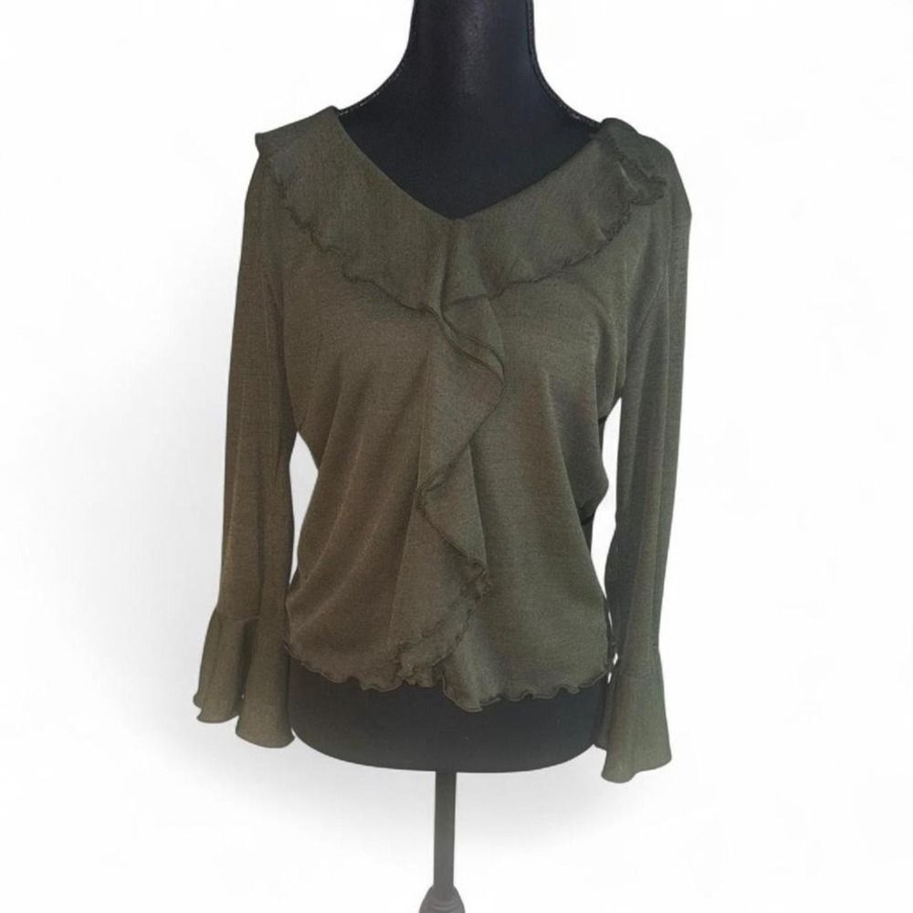 New-york-company Women's Green Blouse